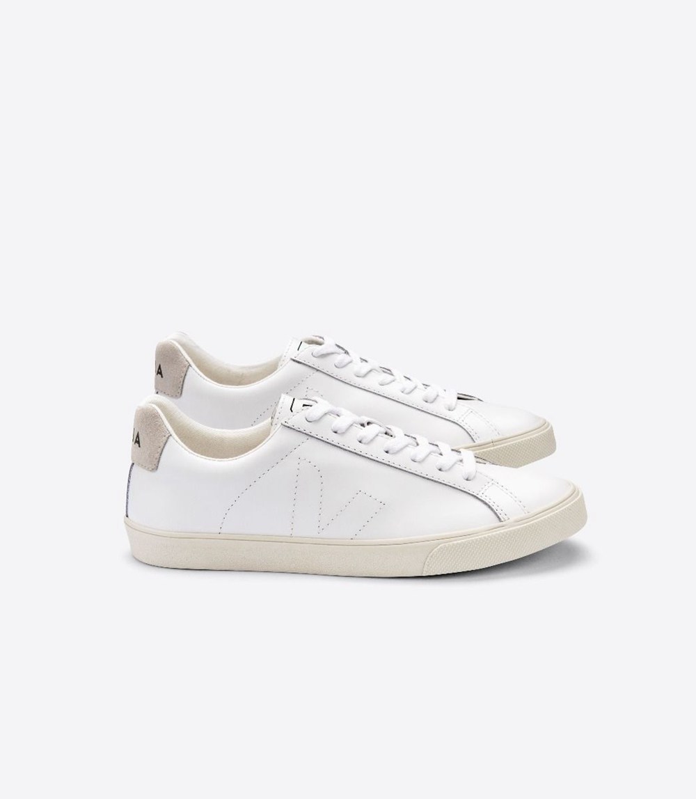 Veja Trainers Mens White - Esplar Leather - OPKG-47365